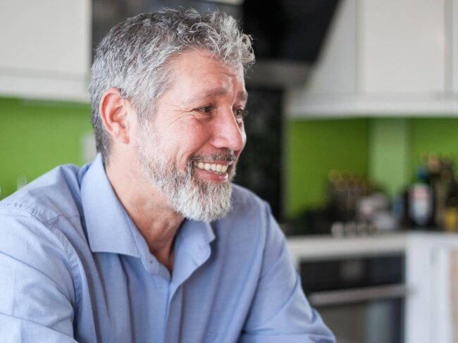 Sági Szilárd otthonában (Fotó: Facebook/Sági Szilárd)